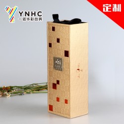 廠家定做高檔紅酒禮品盒 折疊包裝盒 、精裱工業(yè)板禮盒專業(yè)定制