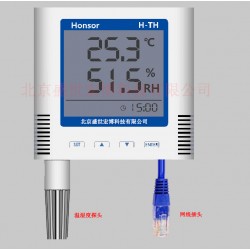 發(fā)電廠熱電廠車(chē)間以太網(wǎng)溫濕度傳感器RJ45接口IP協(xié)議